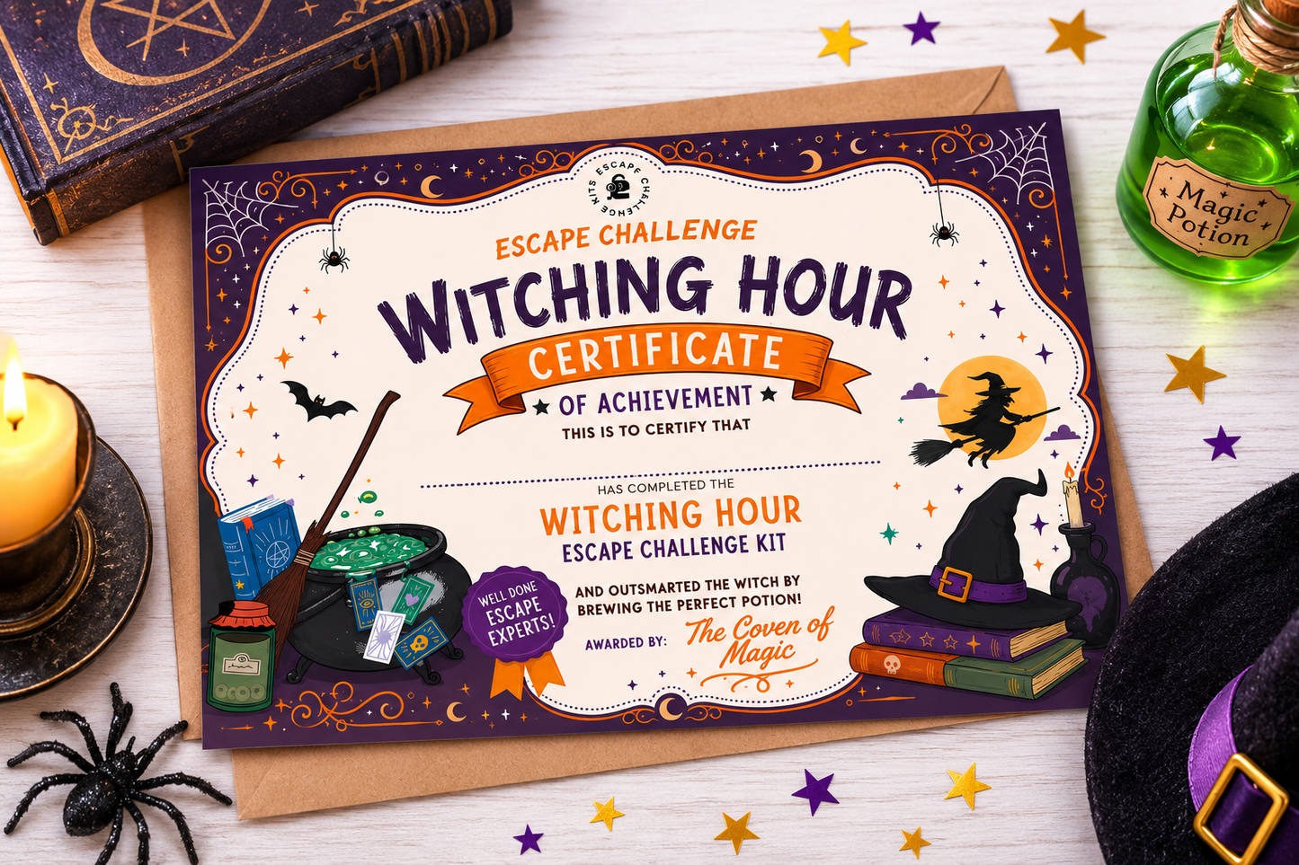 Witching Hour Expert Escape Certificate