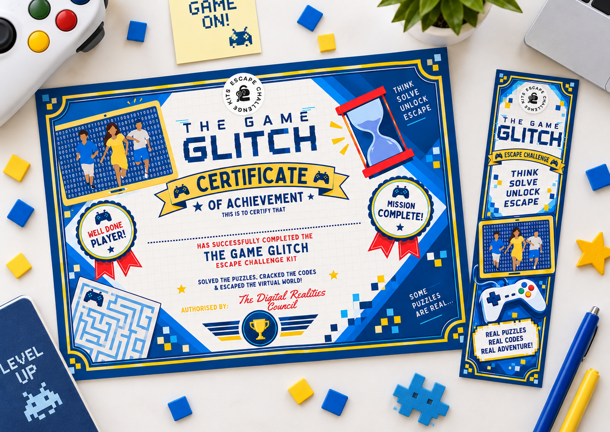 Official Expert Certificate & Bookmark Set