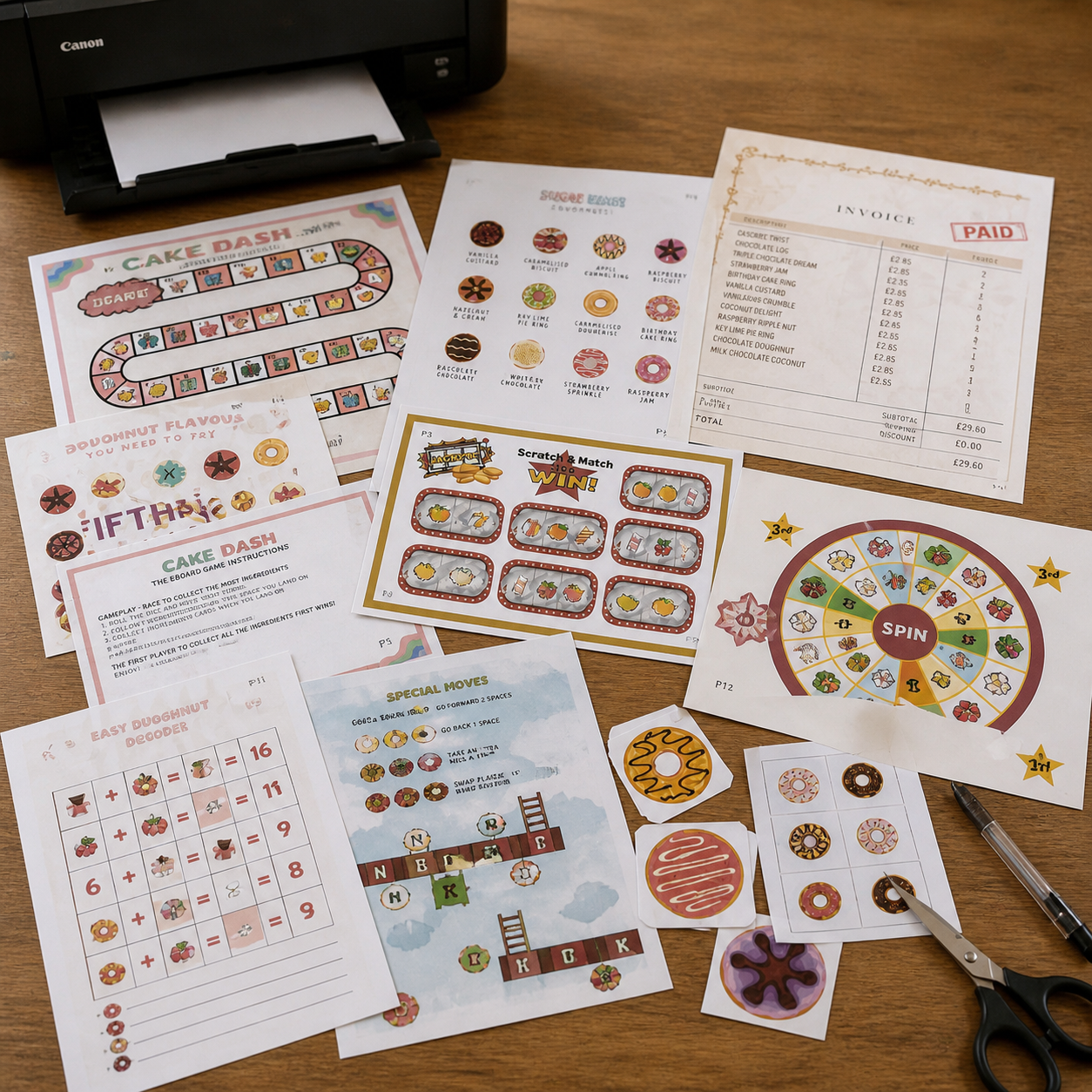 Print-at-home Escape room kits