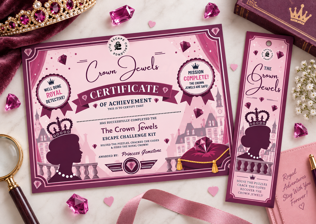 Crown Jewels Expert Certificate & Bookmark