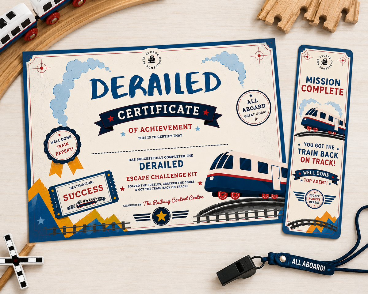 Official Expert Certificate & Bookmark Set