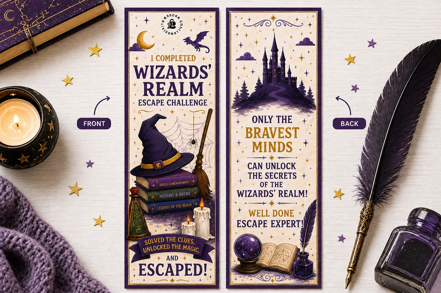 Wizards Realm Expert Certificate & Bookmark