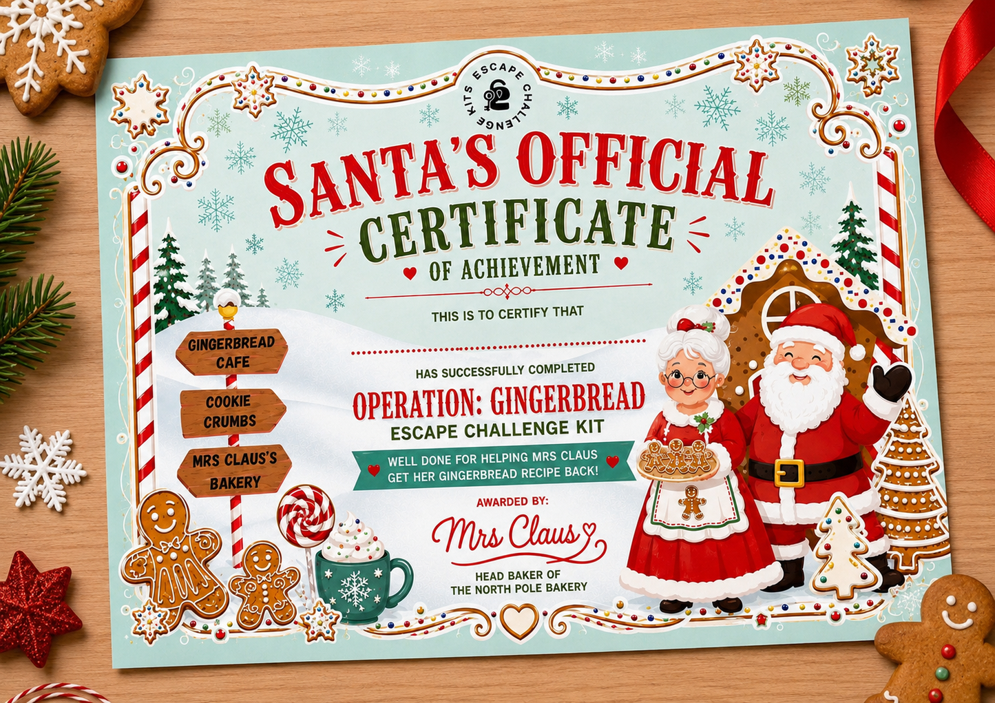 Mrs Claus’ Special Expert Certificate