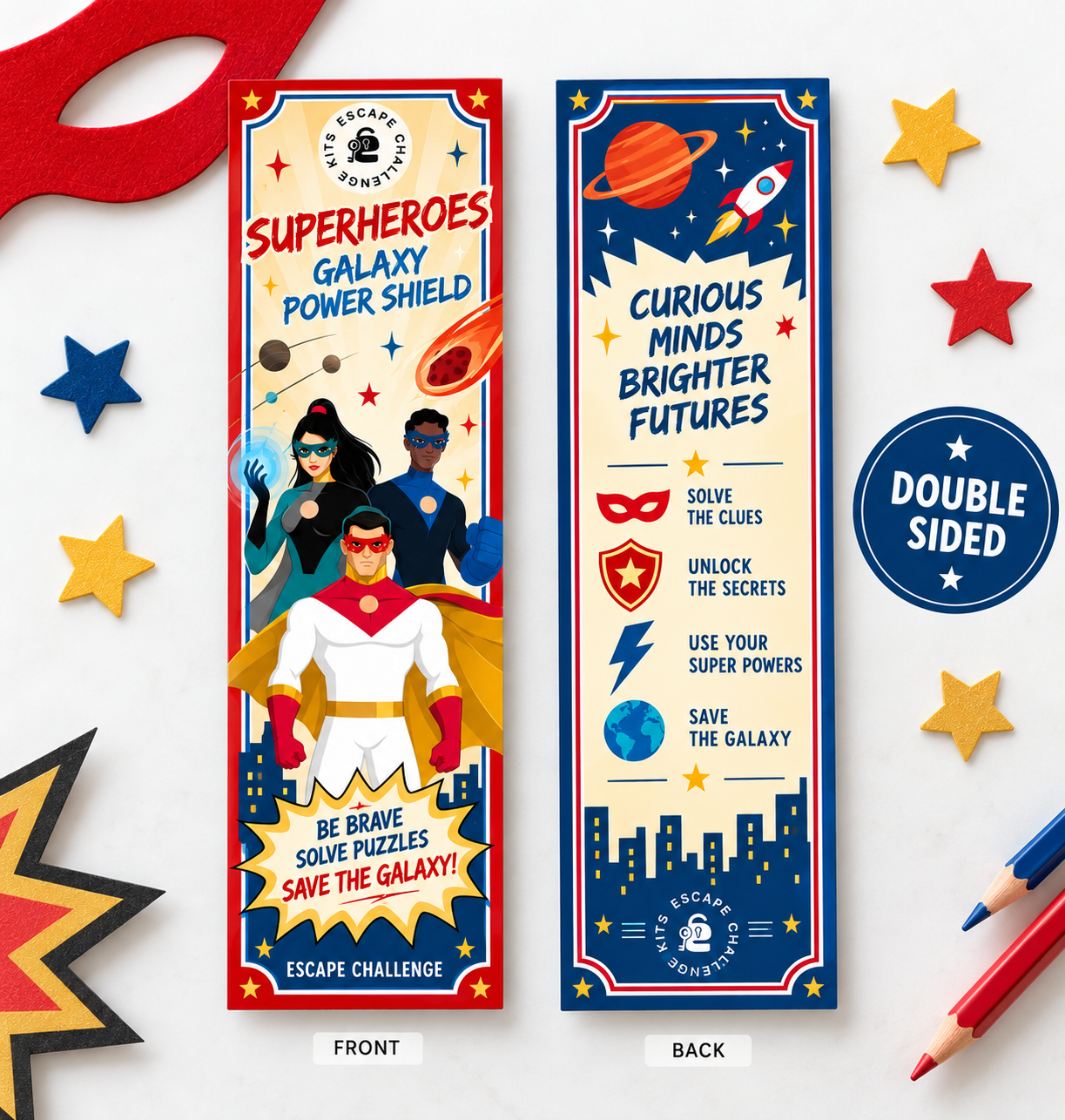 Superheroes Expert Certificate & Bookmark