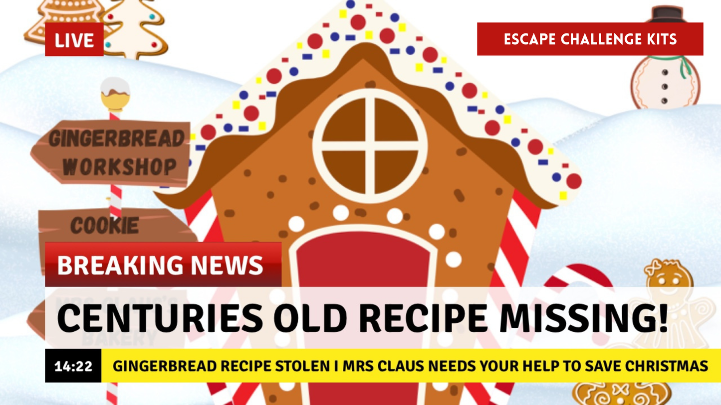 Special Edition: Operation Gingerbread Escape Challenge